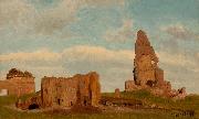Albert Bierstadt Ruins-Campagna of Rome painting